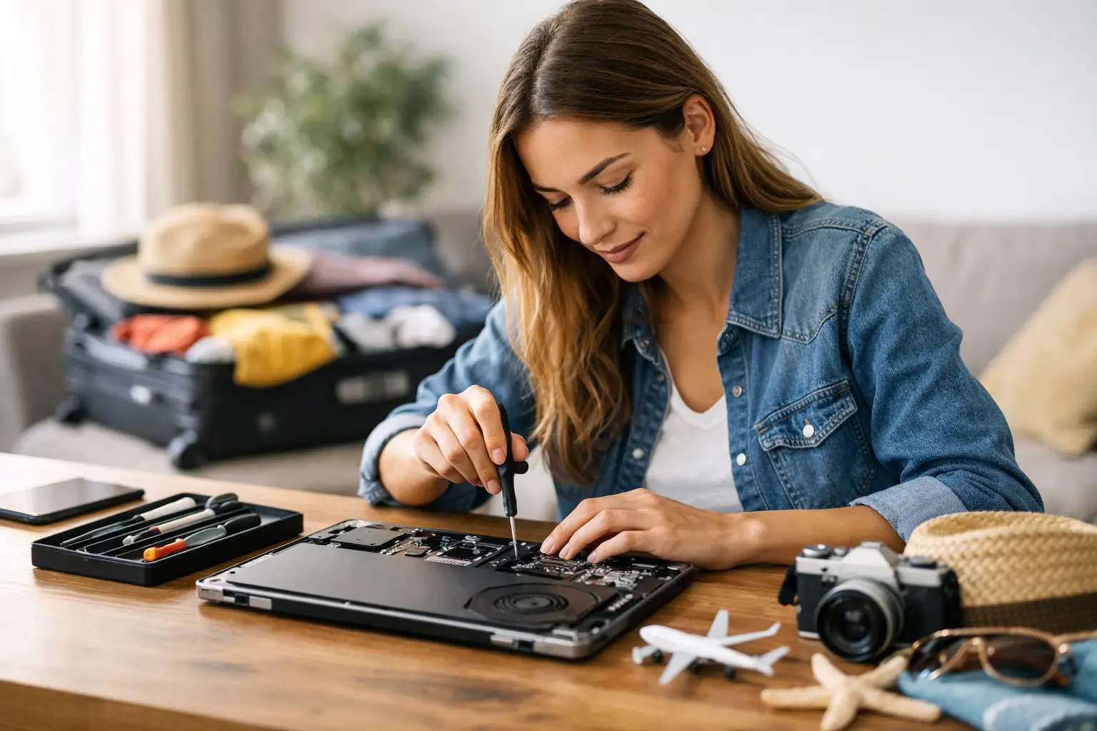 Repara y optimiza tu portátil para vacaciones