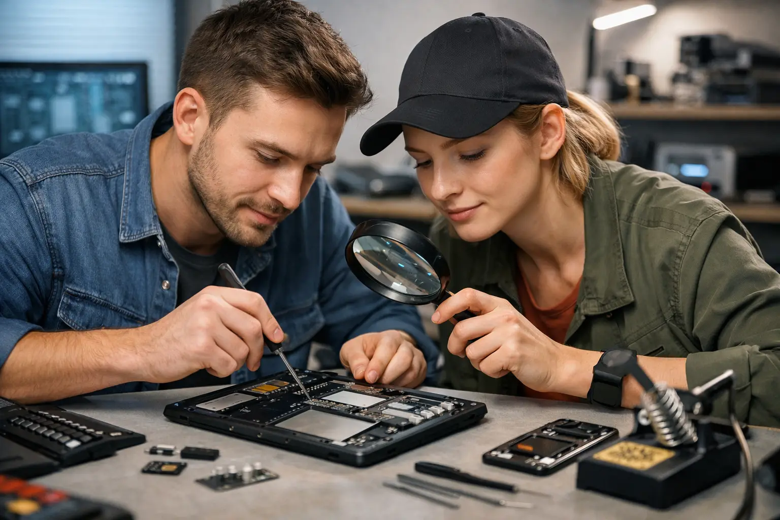 Reparación electrónica portátil que sí compensa